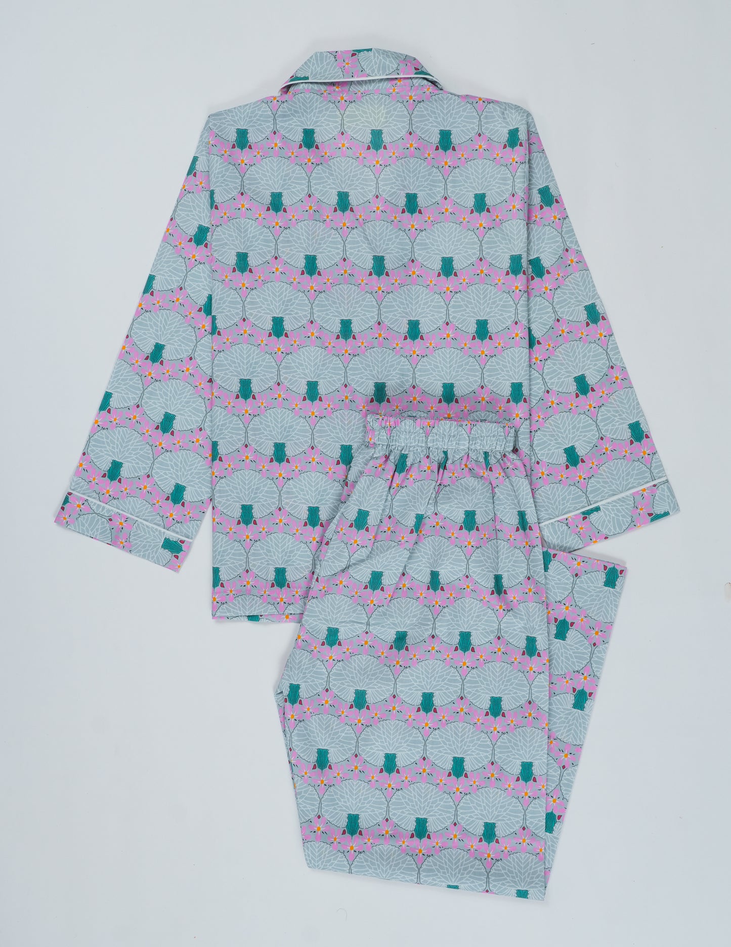 Tree print long sleeve Pajamas