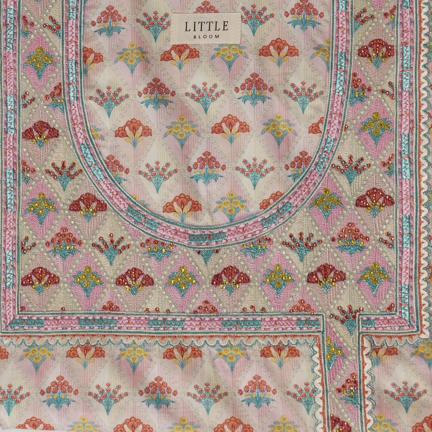 Soft Bloom Heritage Jalabiya